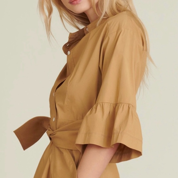 Veronica Beard Bell Sleeve Mini Dress - Picture 3 of 9